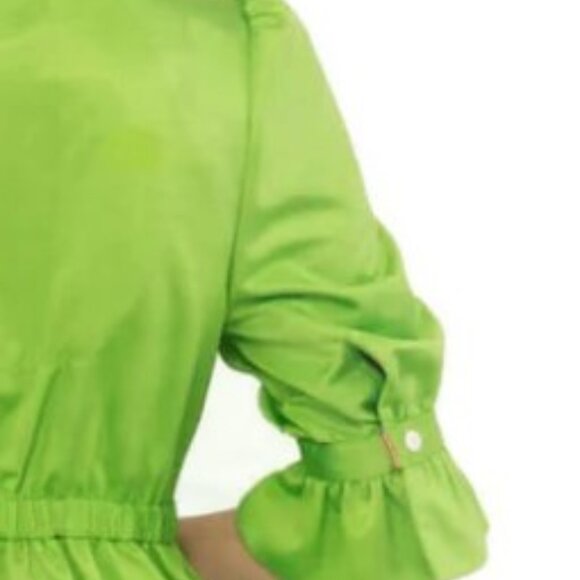 Gretchen Scott Teardrop Dress - Faille - in Kelly Green Size XL - Picture 4 of 8